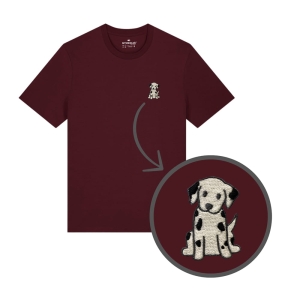 Haftowany T-shirt DALMATYŃCZYK