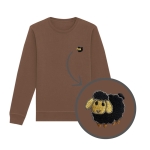 Haftowana bluza CZARNA OWCA (bez kaptura)