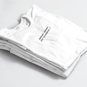 T-shirt JESTEM ŁATWA oversize @nawiasem_mowiac