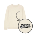 Haftowana bluza ŚPIĄCY DALMATYŃCZYK (bez kaptura)