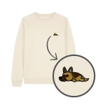 Haftowana bluza ŚPIĄCY OWCZAREK NIEMIECKI (WILCZUR) (bez kaptura)