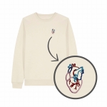 Haftowana bluza SERCE (bez kaptura)