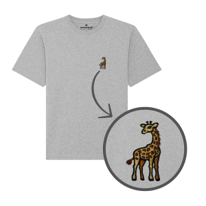 Haftowany T-shirt ŻYRAFA