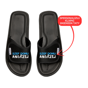 Klapki Kubota SZEF DOMU [PERSONALIZOWANE IMIĘ] (dzień ojca) (dzień dziadka)