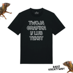 Męska koszulka z Twoim nadrukiem (grafiką i/lub tekstem) [personalizowana]