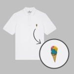 Męska haftowana koszulka polo LODY