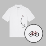 Męska haftowana koszulka polo ROWER MĘSKI