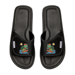 Klapki Kubota WAKACYJNY ŻÓŁW + personalizacja [RZEPY]