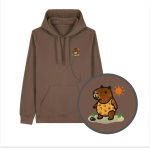 Haftowana bluza z kapturem WAKACYJNA KAPIBARA