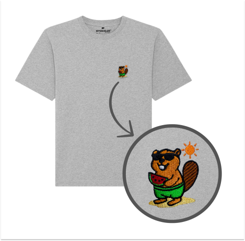 T-SHIRT_szary-WAKACYJNY BÓBR.png