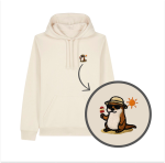 Haftowana bluza z kapturem WAKACYJNA WYDRA