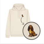 Haftowana bluza z kapturem COCKER SPANIEL