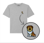 Haftowany T-shirt OWCZAREK KAUKASKI