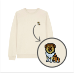 Haftowana bluza OWCZAREK KAUKASKI (bez kaptura)