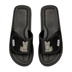 Klapki Kubota KOT DACHOWIEC (SZARY) + personalizacja [RZEPY]