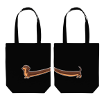 Torba EKO bawełniana - DŁUGI BRĄZOWY JAMNIK