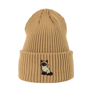 Haftowana czapka beanie - KOT RAGDOLL