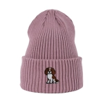 Haftowana czapka beanie - CAVALIER/ SPANIEL