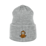 Haftowana czapka beanie - LENIWIEC