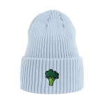 Haftowana czapka beanie - BROKUŁ