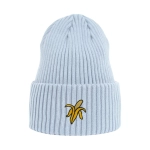 Haftowana czapka beanie - BANAN