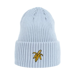 Haftowana czapka beanie - BANAN