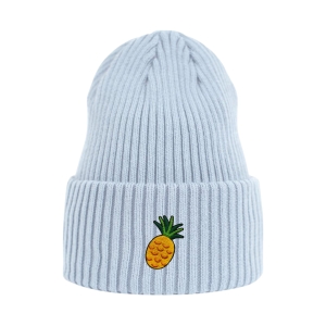 Haftowana czapka beanie - ANANAS