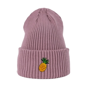 Haftowana czapka beanie - ANANAS