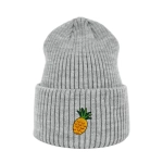 Haftowana czapka beanie - ANANAS
