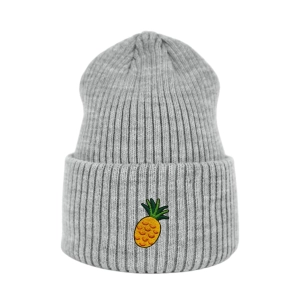 Haftowana czapka beanie - ANANAS