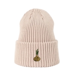 Haftowana czapka beanie - CEBULA