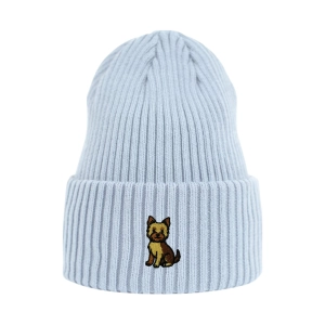 Haftowana czapka beanie - YORK