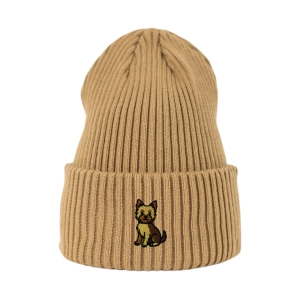 Haftowana czapka beanie - YORK