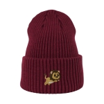 Haftowana czapka beanie - LEW