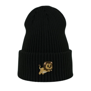 Haftowana czapka beanie - LEW