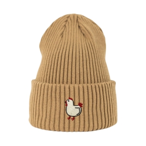 Haftowana czapka beanie - KURA