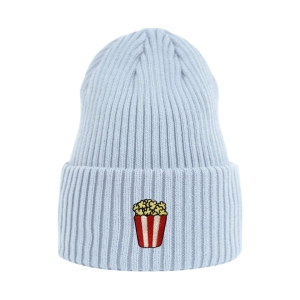 Haftowana czapka beanie - POPCORN