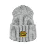 Haftowana czapka beanie - BURGER