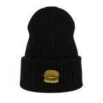 Haftowana czapka beanie - BURGER