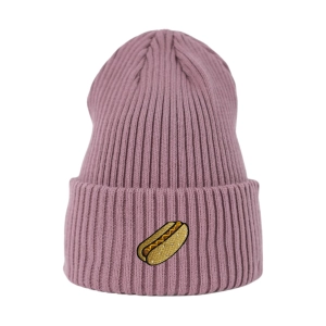 Haftowana czapka beanie - HOTDOG