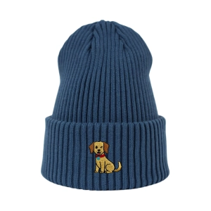 Haftowana czapka beanie - PIESEK