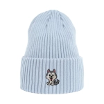 Haftowana czapka beanie - HUSKY BAJKA