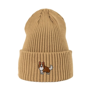 Haftowana czapka beanie - COLLIE (LESSIE)