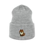 Haftowana czapka beanie - POMERANIAN POMARAŃCZOWY