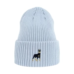 Haftowana czapka beanie - DOBERMAN