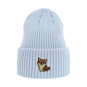 Haftowana czapka beanie - SHIBA INU BAJKA