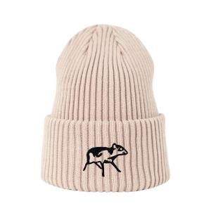 Haftowana czapka beanie - Myszojeleń LOGO