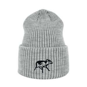 Haftowana czapka beanie - Myszojeleń LOGO
