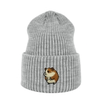Haftowana czapka beanie - CHOMIK