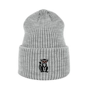 Haftowana czapka beanie - LEMUR